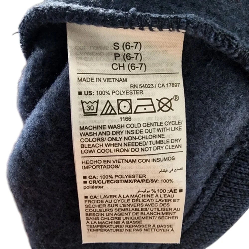 Old Navy Boys Blue Fleece‎ Pullover Nwt